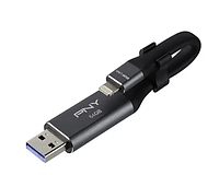 Флешка PNY USB 3.0 Duo-Link Apple 64GB