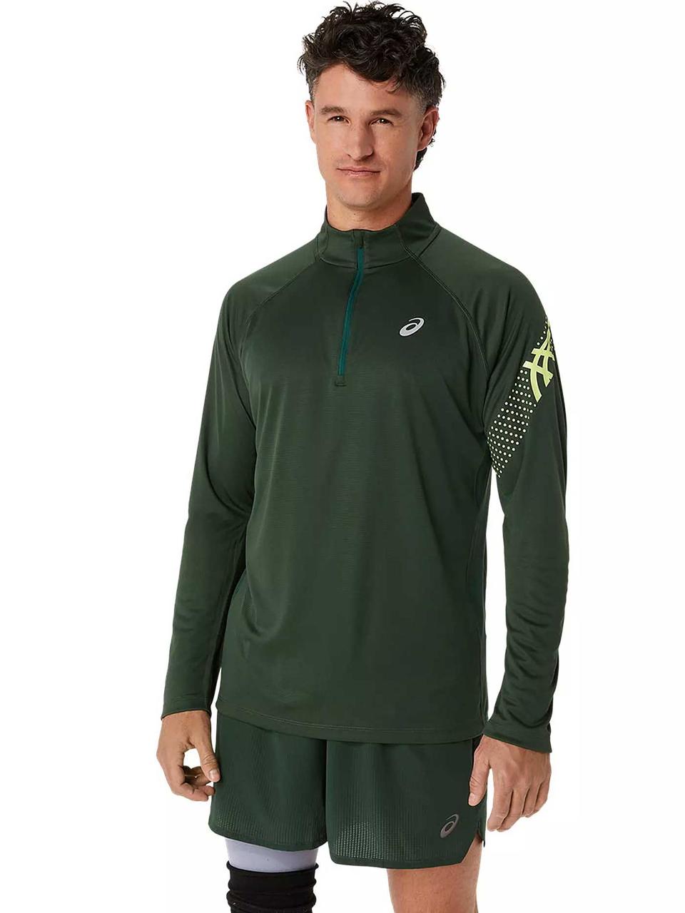 Футболка з довгим рукавом чоловіча Asics ICON LS 1/2 ZIP 2011C732-304