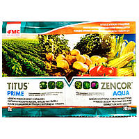Гербіцид від бур'янівТитус+Зенкор 1г+10мл, препарат для обробки картоплі та кукурудзи