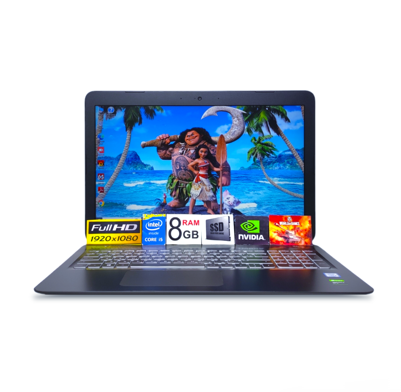 Ігровий ноутбук HP Pavilion 15 15.6 FHD Intel Core i5-9300H 8Gb SSD128GB+1TB HDD GTX1050 3GB