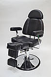Педикюрне крісло гідравлічне 227B-2 Black, фото 7