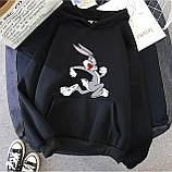 Жіноче стильне худі з принтом Багз Банні. Bugs Bunny, фото 4
