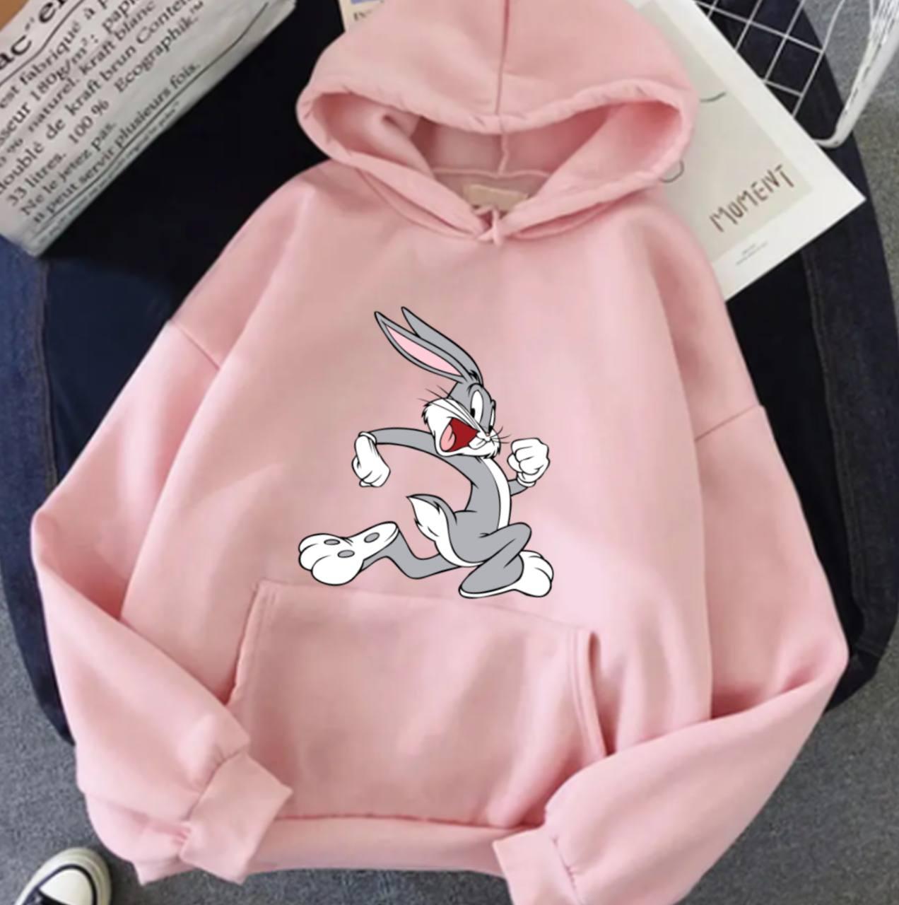 Жіноче стильне худі з принтом Багз Банні. Bugs Bunny