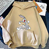 Жіноче стильне худі з принтом Багз Банні. Bugs Bunny, фото 6