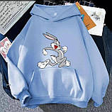 Жіноче стильне худі з принтом Багз Банні. Bugs Bunny, фото 10