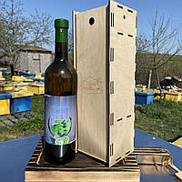 Питьевой мед Киви 750 мл В деревянной коробочке