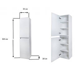 Пенал підвісний для ванни 350х1650х300 Fancy Marble Borneo
