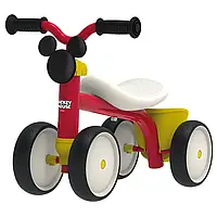 Детский беговел велобег Smoby Toys 721404 Микки Маус Рокки металлический красный (Unicorn)