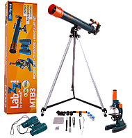Набор Levenhuk LabZZ MTВ3: микроскоп, телескоп и бинокль