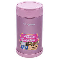 Пищевой термоконтейнер (термос для еды) Zojirushi SW-FCE75PS 0.75 л Розовый