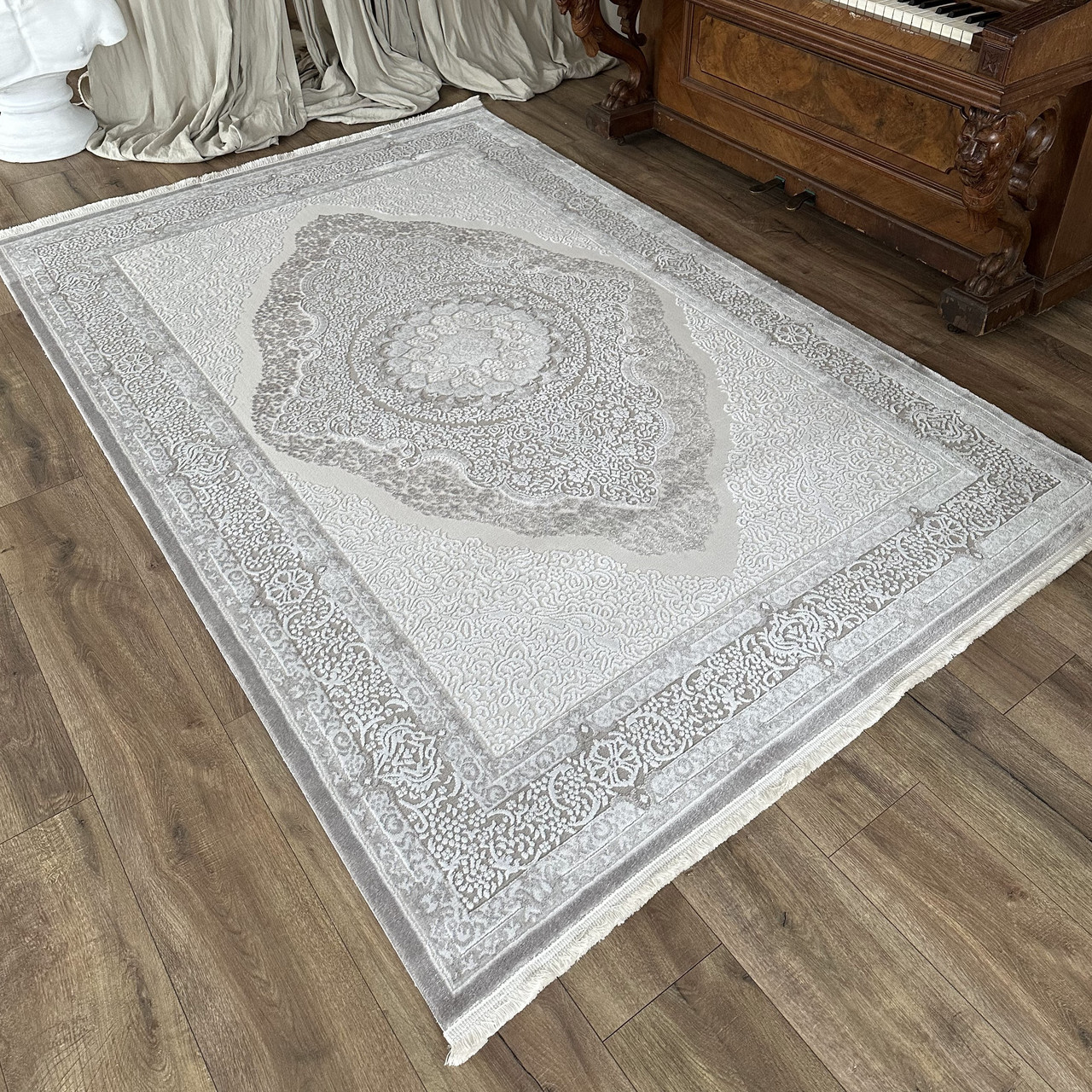 Килим преміум якості 3333 бежевий прямокутний