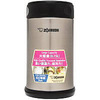 Пищевой термоконтейнер (термос для еды) Zojirushi SW-FCE75XA 0.75 л, Серебристый