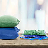 Пакет вакуумний для зберігання речей 60х80 см Чохол для пакування одягу з клапаном, фото 4