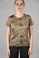 Жіноча армійска футболка CoolMax Мультикам
