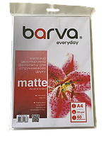 Фотобумага Barva, матовая, двухсторонняя, A4 , 220 г/м, 60 л, серия "Everyday"