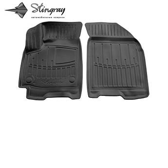 Передні 3D килимки з бортами в салон для CHEVROLET Aveo T200 2002-2008 2шт Stingray