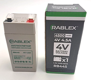 Акумуляторна батарея Акумулятор для електронних ваг Акумулятор портативний4V/4.5AH/Rablex