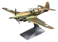 Металевий 3D конструктор "Американський винищувач P-40 Уорхок (P-40 Warhawk)", Metal Earth, MMS213