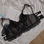 Мереживний топ бюстьє прозорий на гачках (р. 42-44) 77171235, фото 4