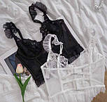 Мереживний топ бюстьє прозорий на гачках (р. 42-44) 77171235, фото 10