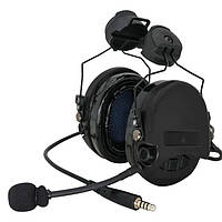 Активні навушники з гарнітурою WZ189-BK SORDIN headset with hemlet adapter Ver.1