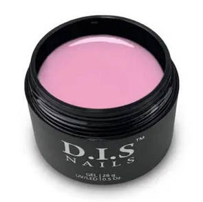 Камуфлюючий гель для нарощування нігтів D.I.S Hard Soft Pink 28 г