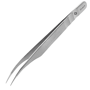 Пінцет для нарощування вій Staleks EXPERT TE-40/11 (вигнутий)