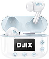 Беспроводные наушники с Bluetooth D-Jix и MP3-плеер M-Usik (СТОК, белый)