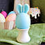 Свічка BIG "Bunny з вушками" колір на вибір, фото 3