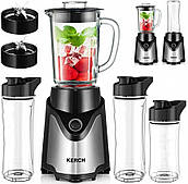 Блендер Kerch Fit 900 Вт, потужність 900 Вт, леза з нержавіючої сталі, для смузі та коктейлів