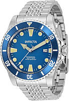 Наручные классические часы Invicta 33503 Pro Diver, синие часы инвикта, инвикта классика