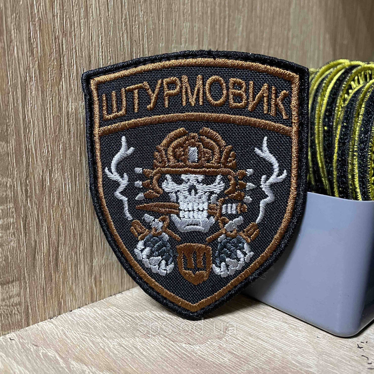 №390 Шеврон «ШТУРМОВИК» 9*7 см