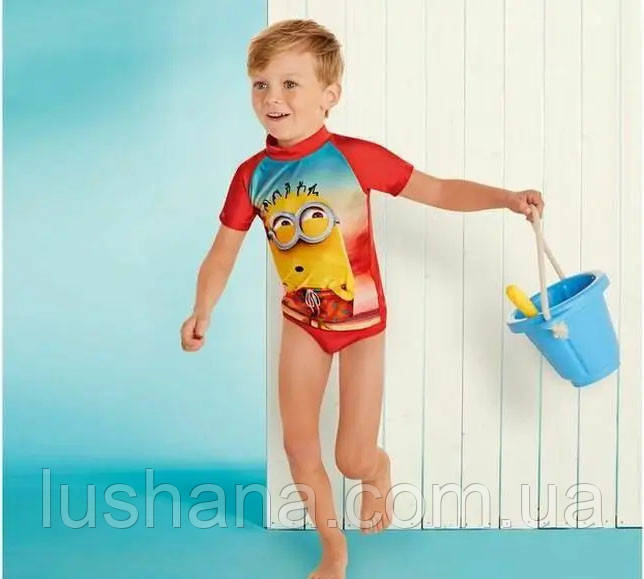 Дитячий купальний костюм Lupilu на хлопчика р.74-80 – 6-12 місяців, фото 1
