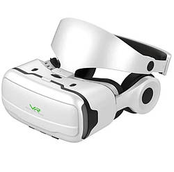 Окуляри віртуальної реальності зі стерео гарнітурою SHINECON VR SC-G02EF Білий 44169