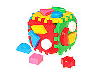 Большой логический куб Умный малыш Технок 0458,куб Технок 0458,сортер