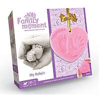 Набір творчості «FAMILY MOMENT» Беби ножка и ладошкаDanko toys