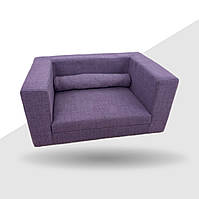 Лежак диван для собак и кошек фиолетовый