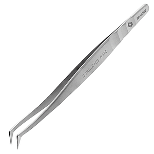 Пінцет для нарощування вій Staleks EXPERT TE-40/12 (башмачок, 65)