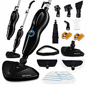 Парова швабра ZEEGMA Puur 1500 Вт, 7 насадок, 370 мл, 20 хв роботи, 25 сек розігріву