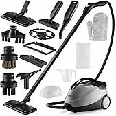Пароочисник побутовий для очищення та прибирання парою домашній побутовий з насадками Kerch Presto 2000W