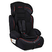 Автокрісло дитяче в машину універсальне від 9 місяців до 12 років JOY 9-36 кг Black (49779) / Авто крісло