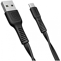Кабель зарядный Baseus Flat Micro USB Cable Fast Data Sync Charging 0.25м (CAMZY-A01) Чёрный Оригинал de
