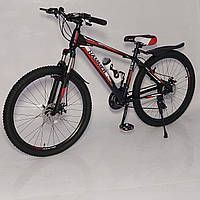 Горный алюминиевый велосипед Найнер с заниженной рамой Hammer S300 BLAST-NEW 29" 18" Красный z16-2024