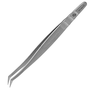 Пінцет для нарощування вій Staleks EXPERT TE-40/13 (L-подібний, 40)