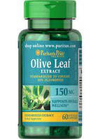 Olive Leaf Extract 150 mg Puritan's Pride, 60 капсул (термін придатності 12.2023)