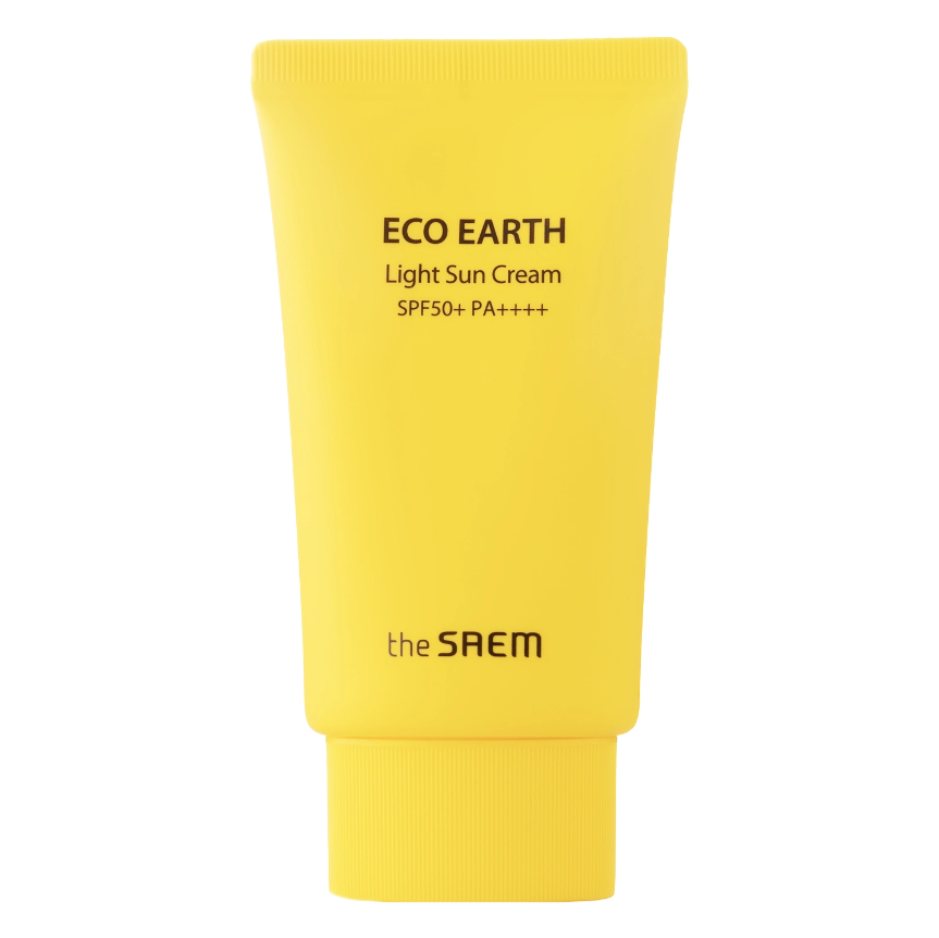 Сонцезахисний крем The Saem Eco Earth Power Light Sun Cream SPF50+ PA++++ 50 мл, фото 1