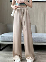 Жіночі легкі штани брюки вільного крою 7/40МР/И020 палаццо шовк широкі ( 42-46 48-52 54-58 розміри)