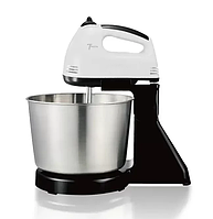 Міксер з чашею Stand Mixer R-6637W 250 Вт 7 швидкостей White