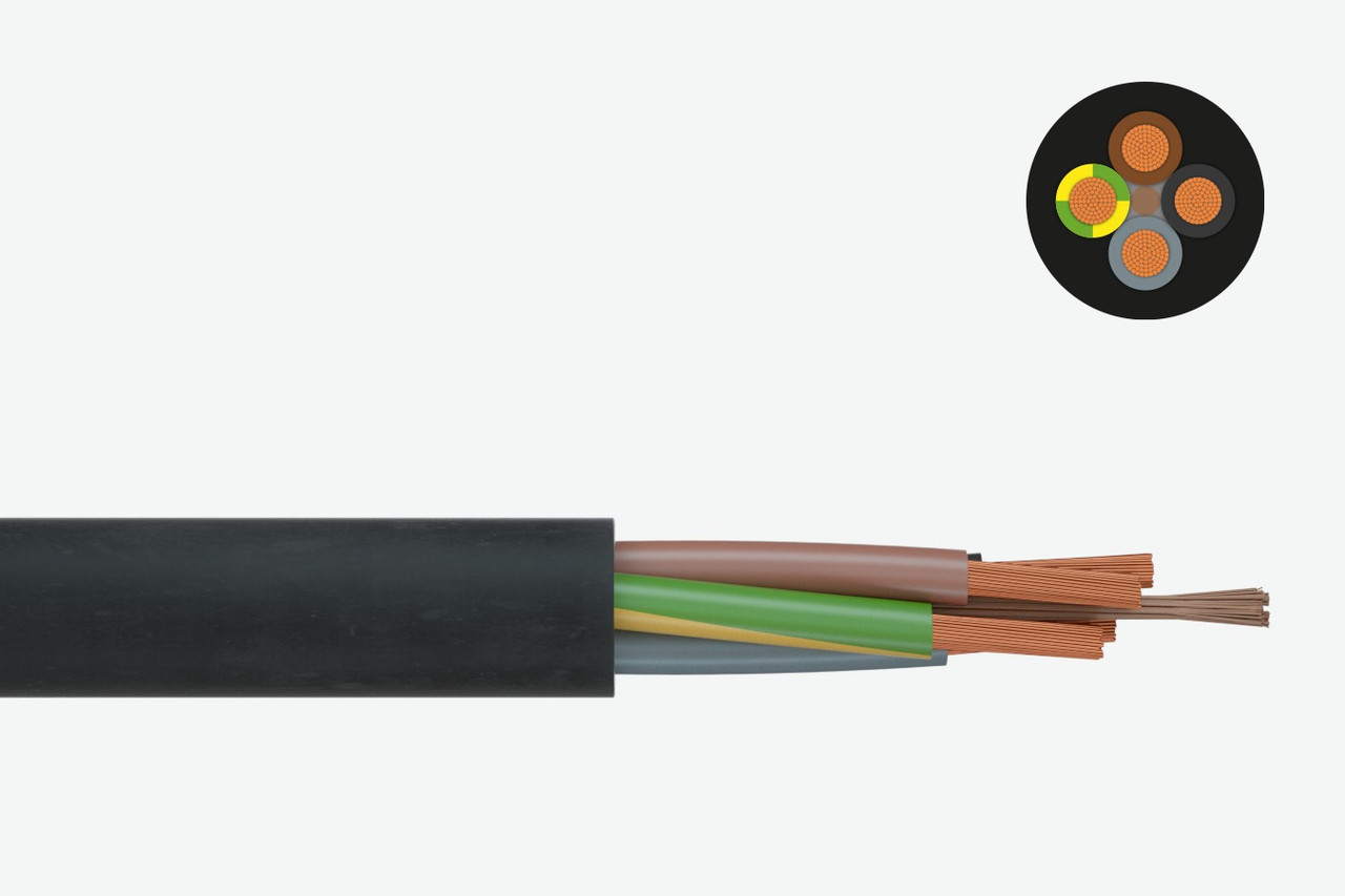 Кабель мідний гнучкий YSLY-OZ 600 02x0.75 0.6/1кВ FABER KABEL контрольний керування 033580 (цифрове маркування)