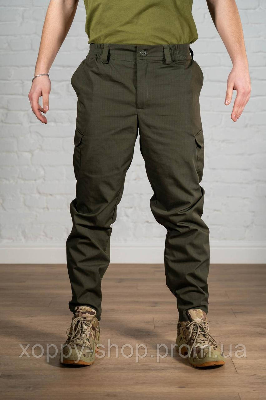 Армійські штани ріп-стоп з чотирма карманами Хаки